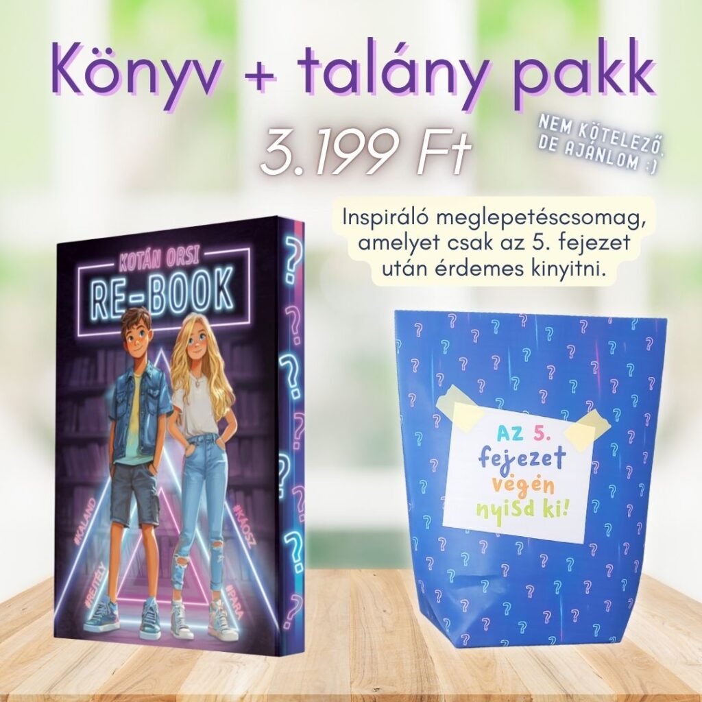 Re-book könyv + Talány pakk (KÜLÖNLEGES, ÉLDEKORÁLT KIADÁS)